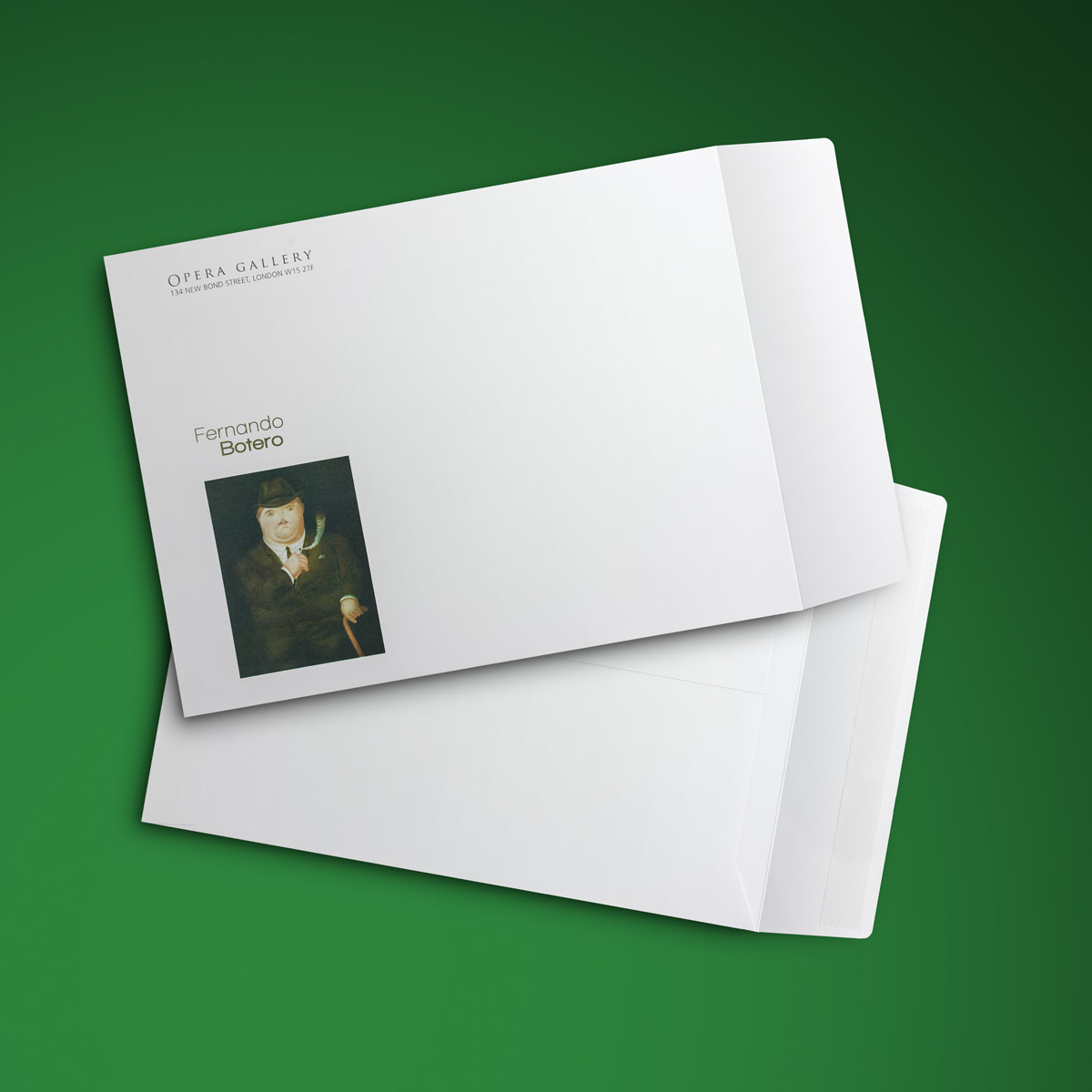 custom printed envelopes for galleries